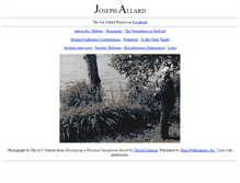 Tablet Screenshot of joeallard.org